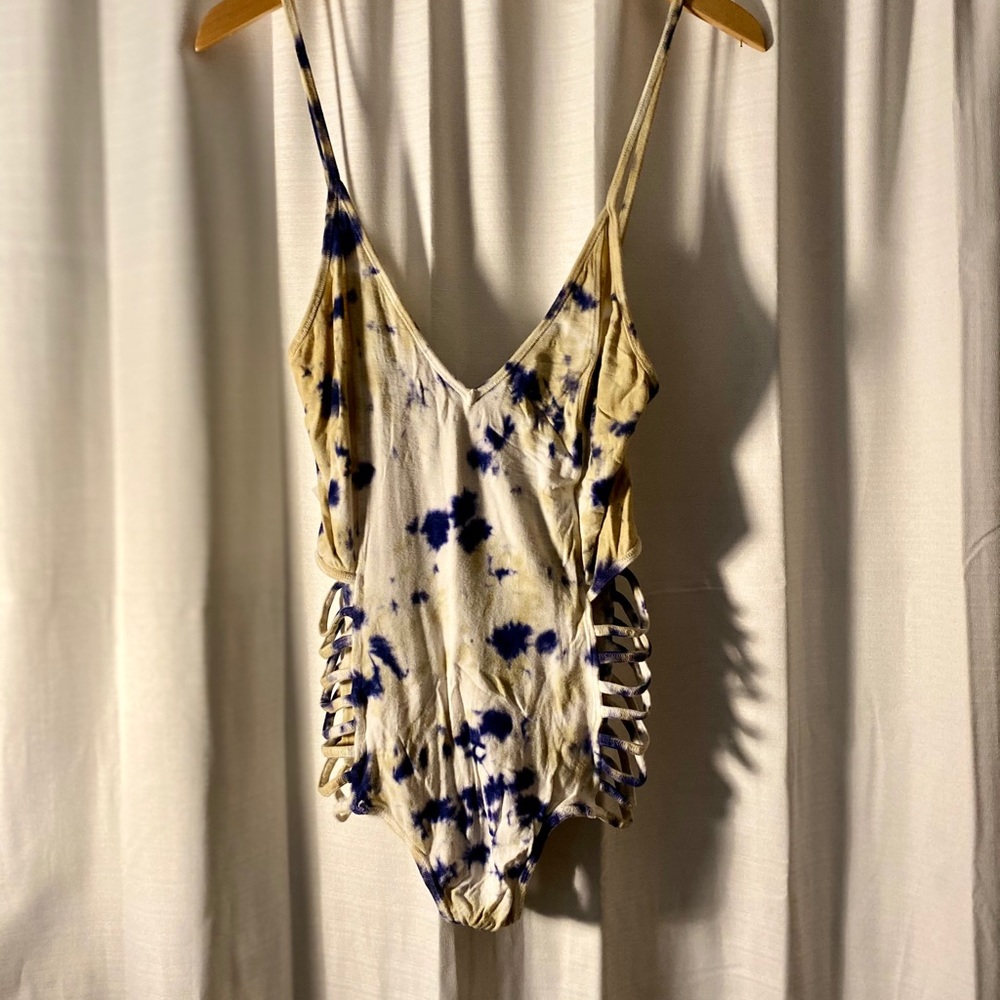 Tie dye body suit.